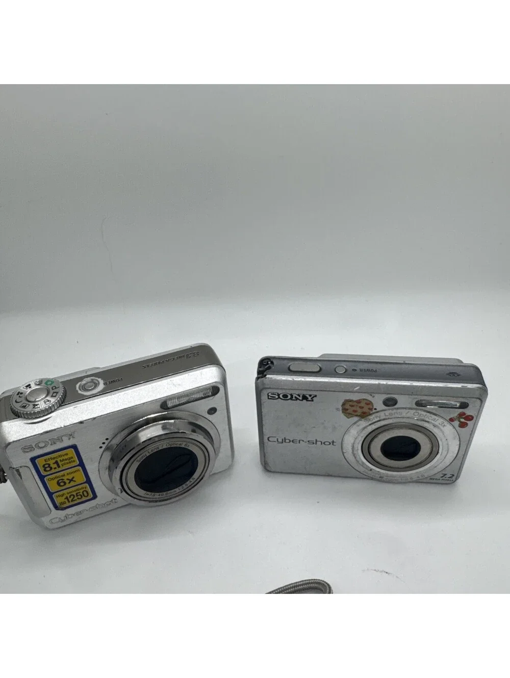 Lot Of 4 Digital Cameras Sony Cybershot For Parts Or Repair Cameras Lot Untes